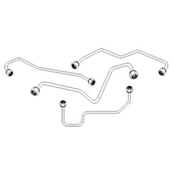 Aftermarket Injection Line Set Fits Massey Ferguson 4 Cylinder 165 UK 255 300 302 FPL2200 - main